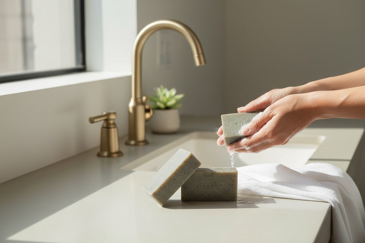 【敏感肌】完全無添加 純せっけん 植物シリカと100%天然フルボ酸SILEEQ+ シリークプラス